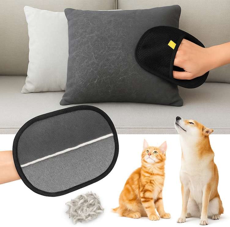 🐾 एक ग्लव, चार कमाल! Sofa हो या Car – बाल होंगे फरार! 🧤✨